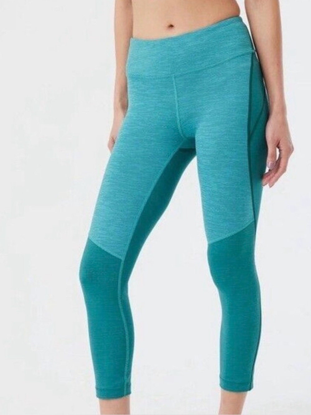 Outdoor Voices Teal TechSweat 7/8 Leggings